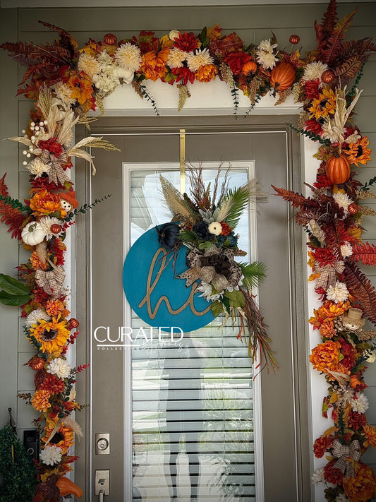 "Wild About Fall Hi" Door Hanger