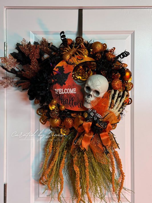 Spooky Season Door Wreath