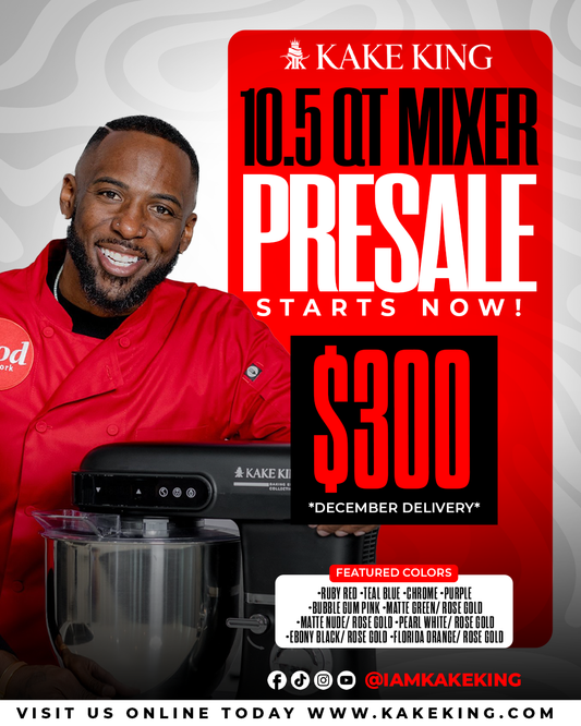 (PRE- ORDER) Kake King Pro Series 10.5 Qt. Mixer (December Shipment)